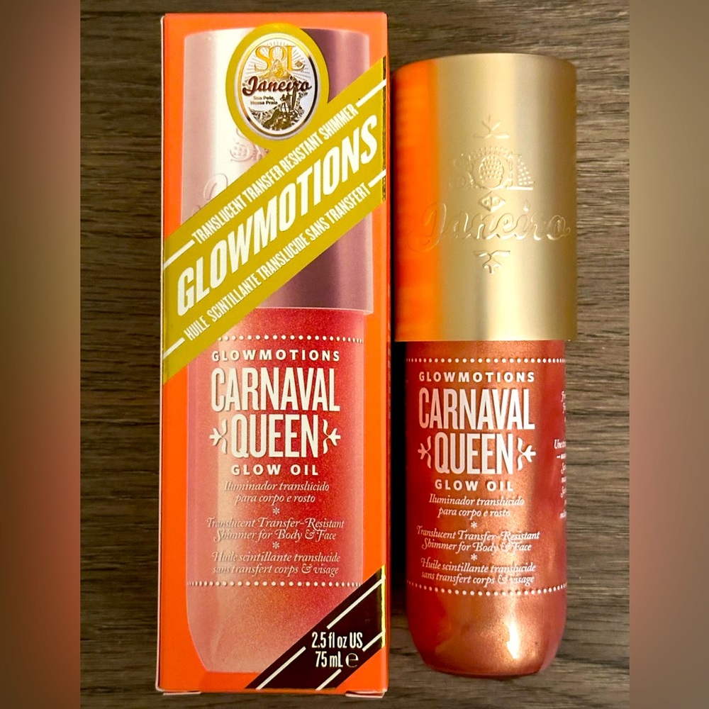 Sol De Janeiro GlowMotions Carnaval Queen Glow Oil 2.5 fl oz. (Brand New In Box)